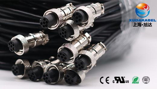 M12防水航空插頭汽車線束